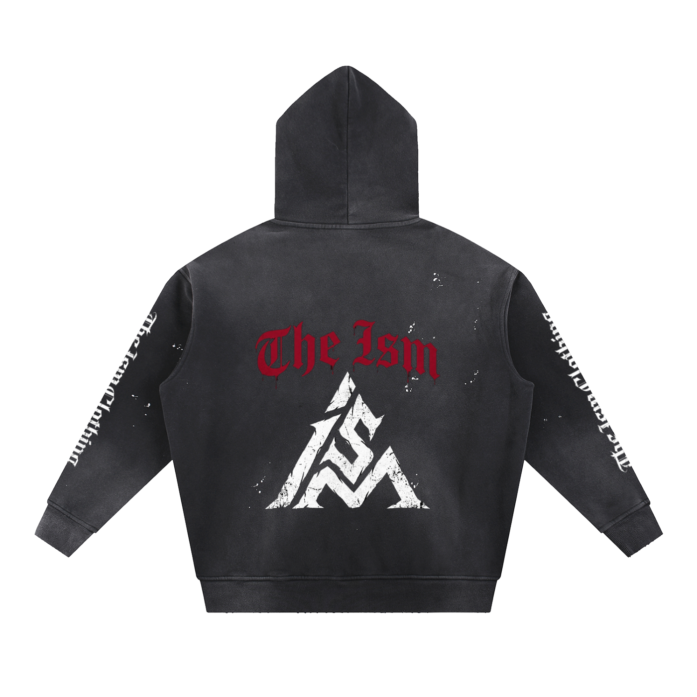Musicism 1 Vintage Washed Frayed Fleece Hoodie